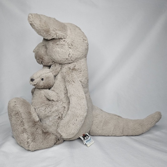 Jellycat Retired Kara Kangaroo Baby Joey Plush Stuffed Animal Approx. 10" - Picture 8 of 16